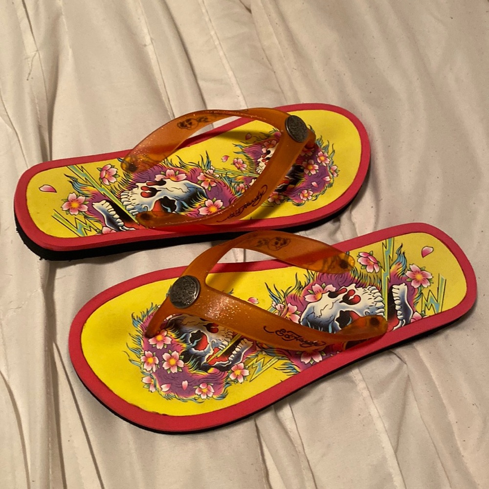 Ed Hardy Flip Flops